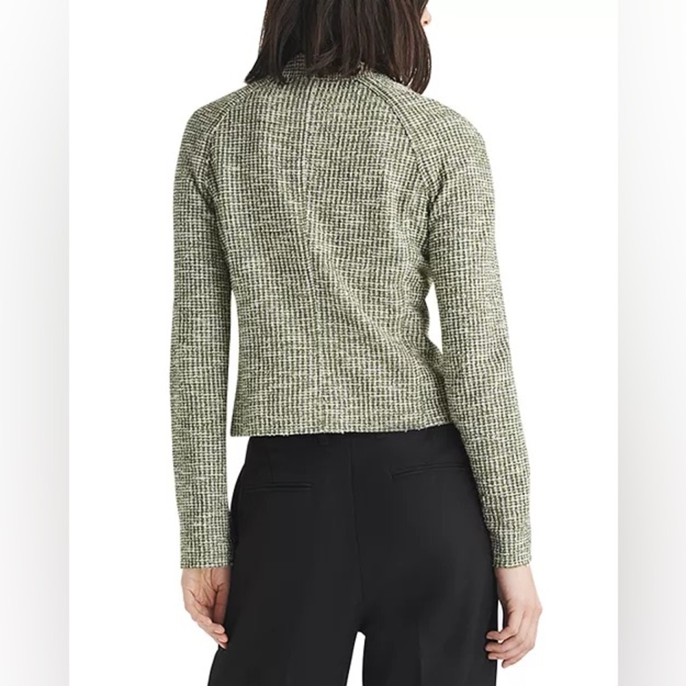 Rag & bone Marisa tweed jacket women’s 6 $525 cream / green textured blazer - Picture 3 of 10